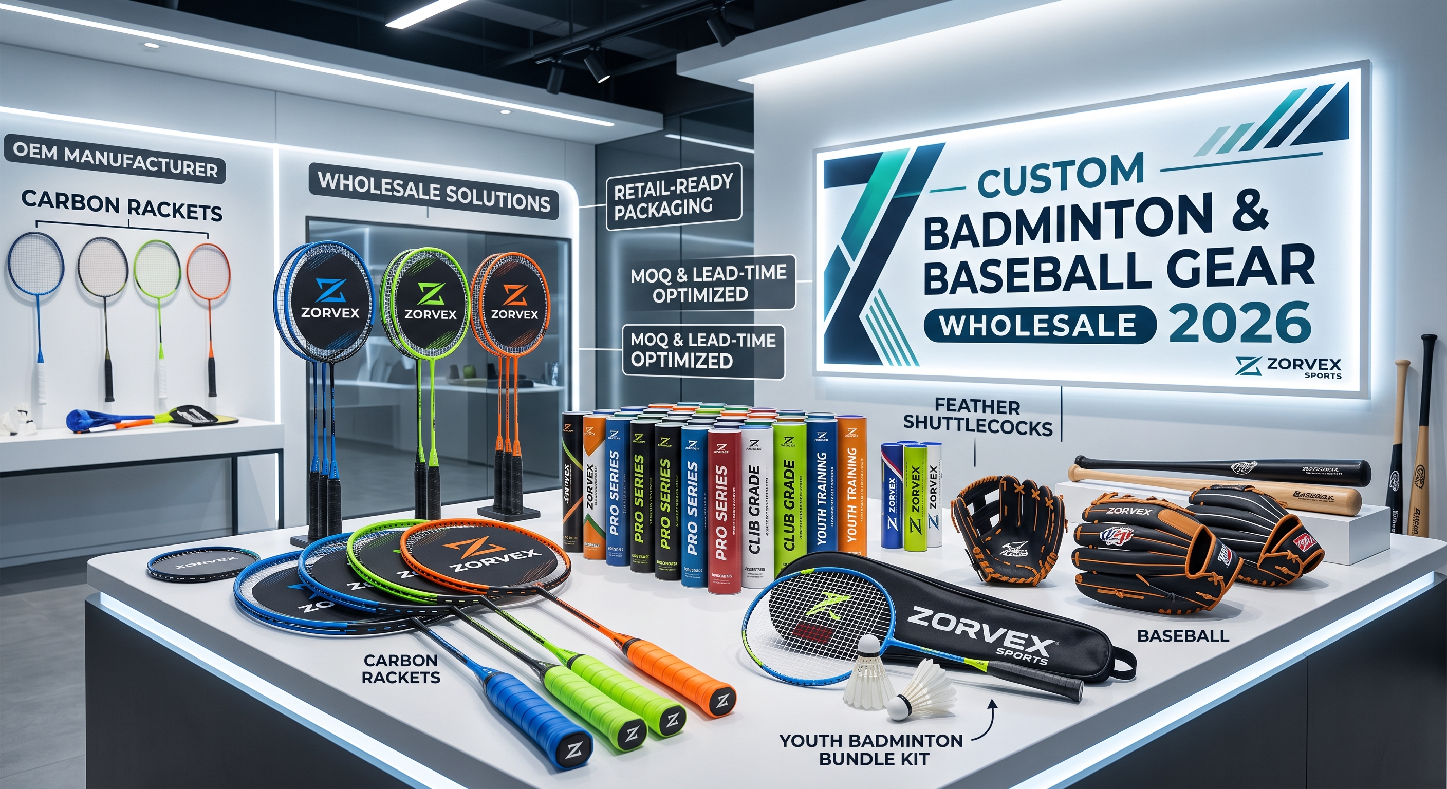 Badminton Equipment Wholesale 2026: Top Custom Badminton & Baseball Gear for C-End Buyers