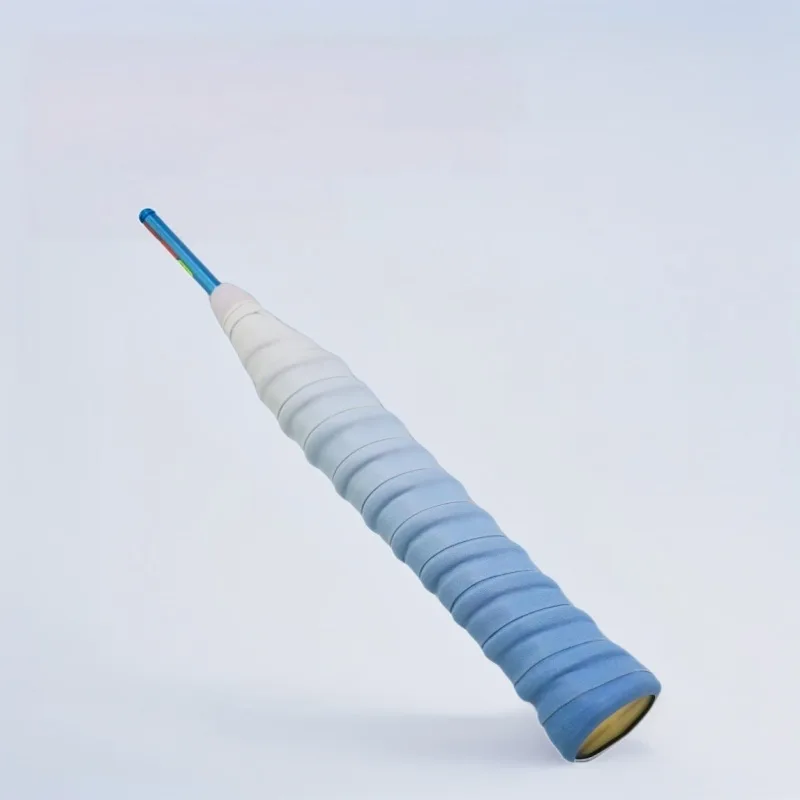 Keel-style badminton racket grip tape, raised ribbed anti-slip sweat-absorbent grip wrap, racket handle binding tape