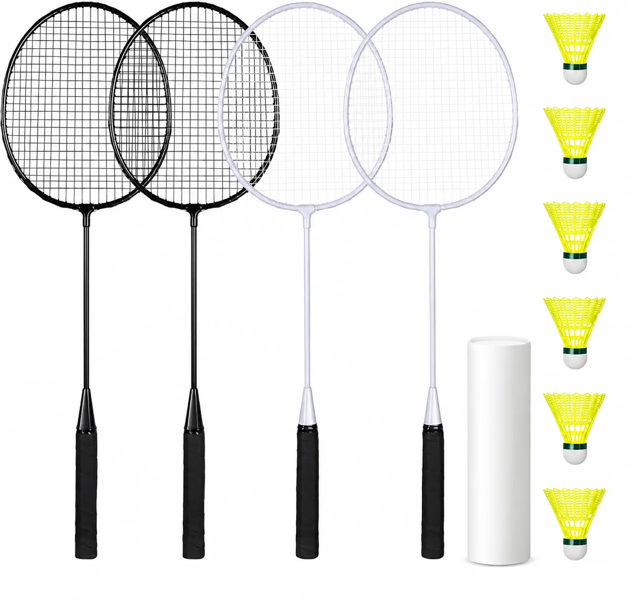 Alloy Steel Badminton Racket Four-Pack Set