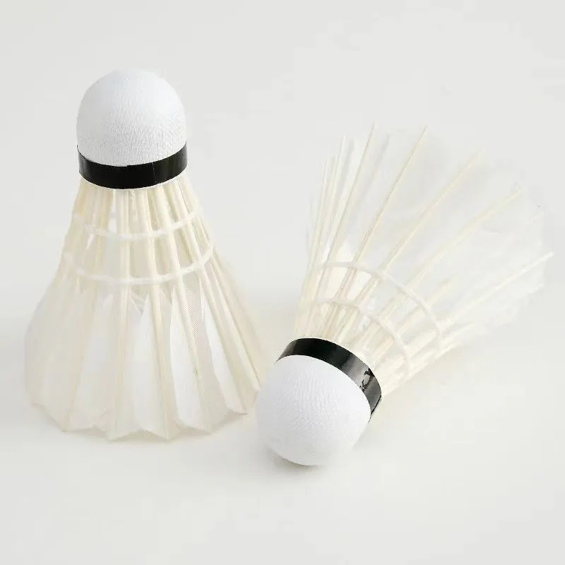 Professional Competition-Grade Goose Feather Shuttlecock | Stable Flight for Training and Matches | Custom LOGO Available