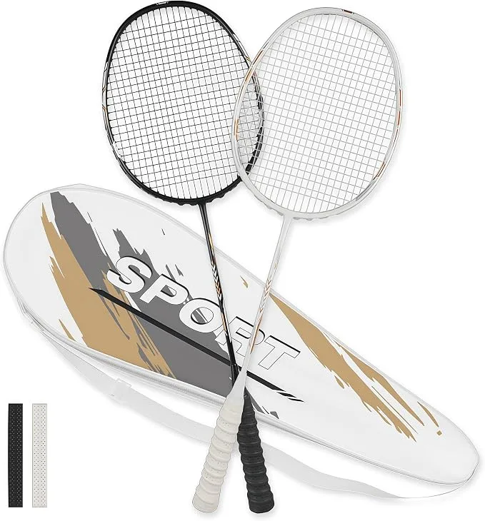 4U Carbon Fiber Badminton Racket Set