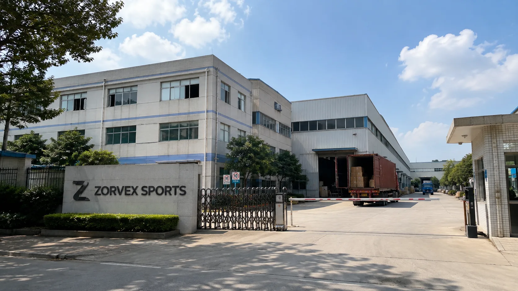 ZORVEX SPORTS Manufacturing Base Exterior